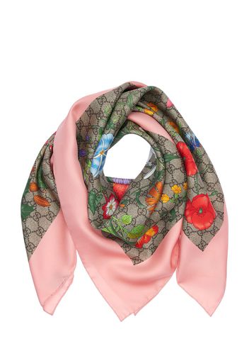 Flora Printed Silk Scarf