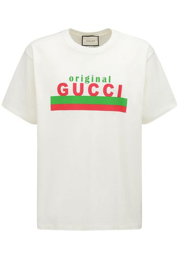 Gucci Original Print Cotton T-shirt