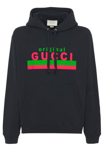 Gucci Original Print Cotton Hoodie