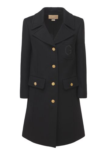 Embellished Wool Coat