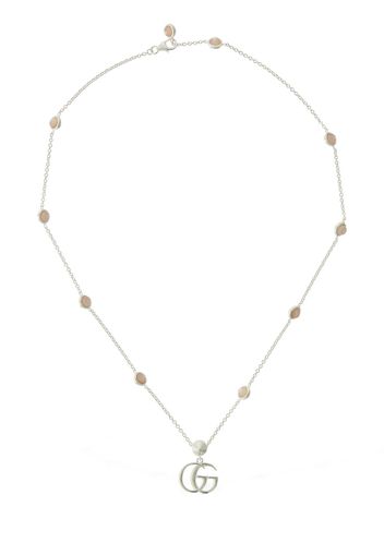 Double G Mother Of Pearl Necklace