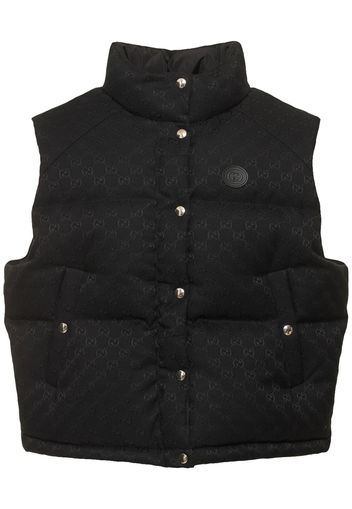 Gg Cotton Blend Vest