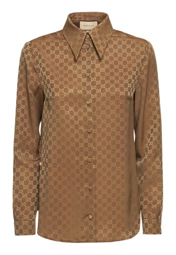 Gg Silk Crêpe Shirt