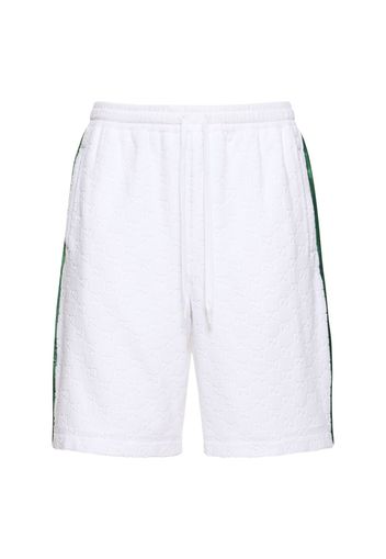 Gg Sponge Sweat Shorts W/ Web Detail