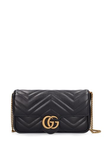 Mini Gg Marmont 2.0 Leather Shoulder Bag