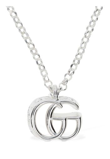 Gg Marmont Silver Necklace