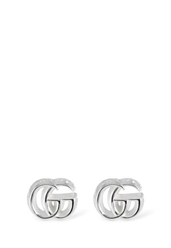 Gg Marmont Silver Earrings