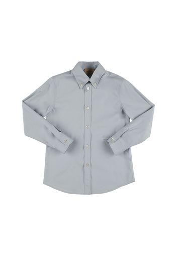 Stretch Cotton Poplin Shirt