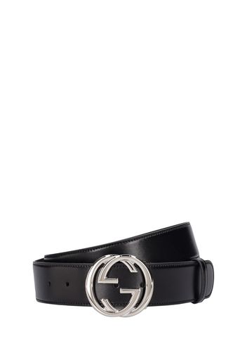 4cm Gg Interlocking Leather Belt