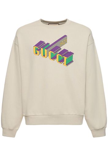 Light Cotton Crewneck Sweatshirt