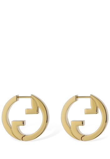 Gucci Blondie Brass Earrings
