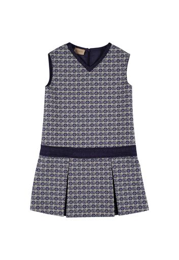 Gg Pois Cotton Blend Dress