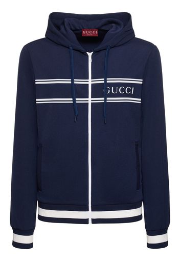 Logo Tech Zip-up Hoodie