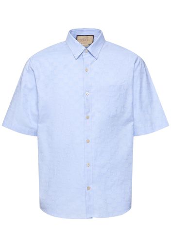 Gg Supreme Oxford Cotton Shirt