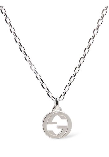 Interlocking G Sterling Silver Necklace