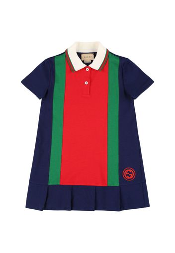 Web Heavy Cotton Polo Dress