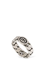 Wide Interlocking G Ring