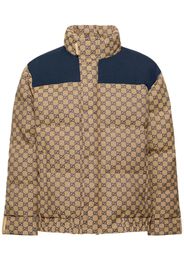 Gg Cotton Blend Down Jacket