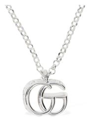 Gg Marmont Silver Necklace