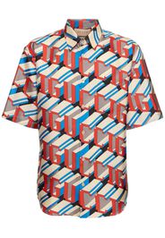 Pixel Deep On Logo Silk Shirt