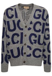 Gg Logo Soft Wool Cardigan