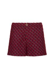 Gg Wool Blend Shorts