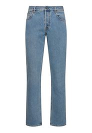 New Tapered Cotton Denim Jeans