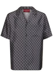 Gg Print Silk Shirt