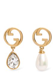 Gucci Blondie Brass Mismatched Earrings