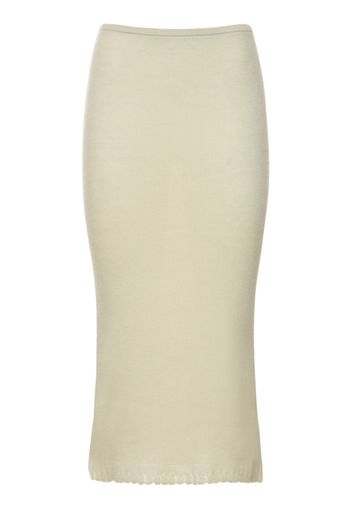 Lvr Exclusive Cashmere Midi Skirt