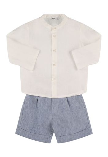 Linen Shirt & Shorts