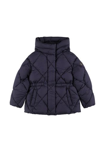 Hooded Nylon Down Jacket