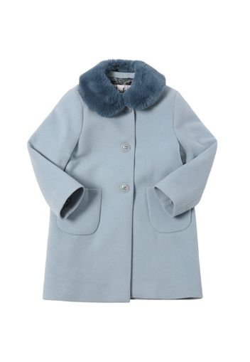 Wool Blend Cloth Coat