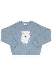 Jacquard Wool Knit Sweater