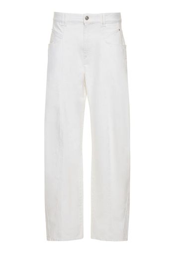 Vetan Cotton Denim Straight Pants