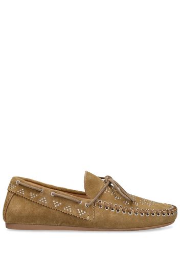 10mm Freen-gb Studded Suede Loafers