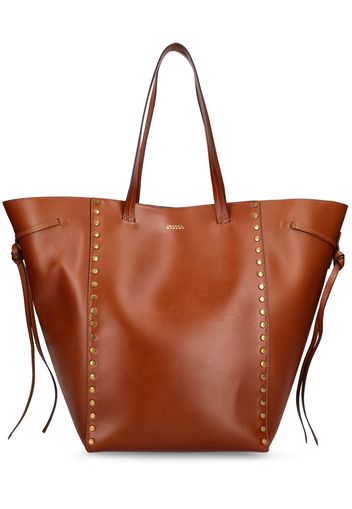 Oskan Studded Leather Tote Bag