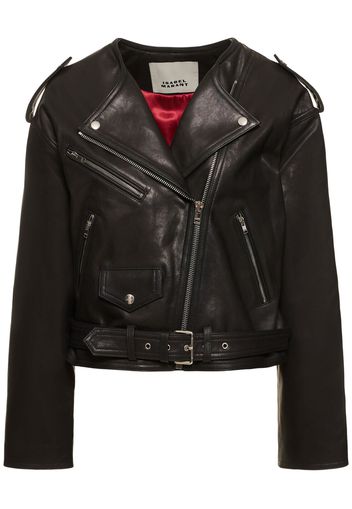 Audric Leather Biker Jacket