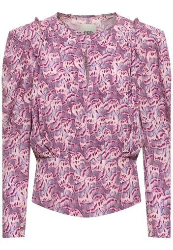 Zarga Printed Silk Top