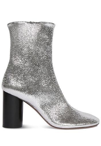 85mm Labee Metallic Leather Boots