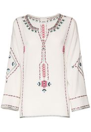 Clarisa Embroidered Cotton Top