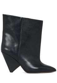 90mm Miyako Leather Ankle Boots