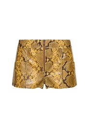 Cadelia Printed Leather Shorts