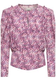 Zarga Printed Silk Top