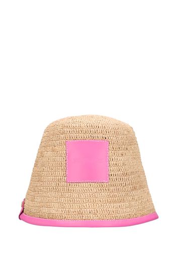 Le Bob Soli Raffia Bucket Hat