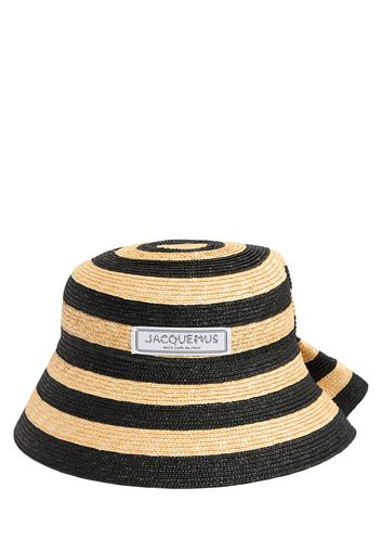 La Chapeau Vela Raffia Bucket Hat