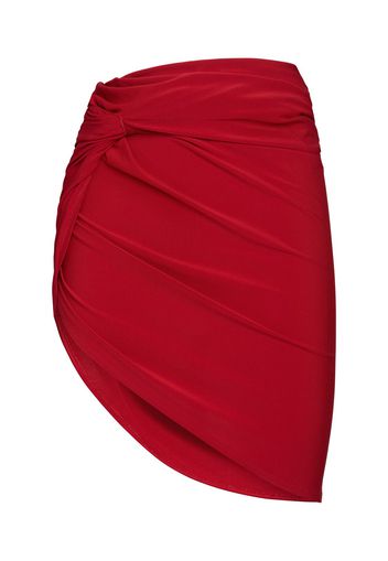 La Mini Jupe Drapeado Jersey Skirt