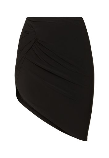 La Mini Jupe Drapeado Jersey Skirt