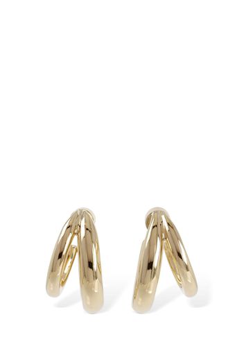 Double Natasha Lilly Huggie Earrings