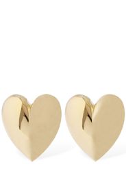 Puffy Heart Stud Earrings